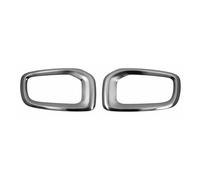 Cadre de phares antibrouillard pour Jeep Renegade 2014-2019 Chrome Brossé Foncé 2x