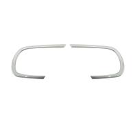 Cadre de phares antibrouillard pour Dacia Duster 2018-2021 Acier inoxydable brossé 2x