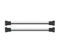 Barres de Toit Transversales Compatible avec Dacia Duster 2018-2024 Aluminium Gris