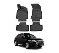 OMAC 3D Tapis de Sol Compatible avec Audi Q5 FY 2017-2024 Caoutchouc TPE Noir 4Pcs