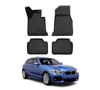 OMAC 3D Tapis de Sol Compatible avec BMW Série 1 F20 5Portes 2011-2019 en Caoutchouc Noir