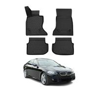OMAC 3D Tapis de Sol Compatible avec BMW Série 5 F10 F11 2010-2013 Pre-FL 4WD Xdrive Caoutchouc 4Pcs