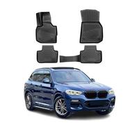 OMAC 3D Tapis de Sol Compatible avec BMW X3 G01 2017-2024 en Caoutchouc Noir