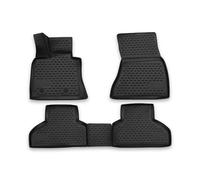 OMAC 3D Tapis de Sol Compatible avec BMW X5 F15 F85 2013-2018 en Caoutchouc Noir