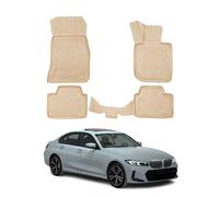 OMAC 3D Tapis de sol pour BMW Série 3 G20 G21 2019-2025 Caoutchouc Beige