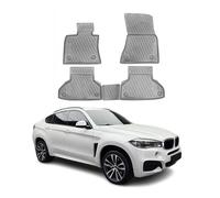 OMAC 3D Tapis de sol pour BMW X6 F16 F86 2014-2019 caoutchouc TPE Gris 4Pcs