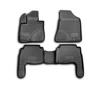 Tapis de Sol Compatible avec Kia Sorento 2009-2012 Caoutchouc TPE Noir