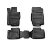 OMAC Jeu de tapis de sol 4710444 – compatible Mercedes Classe M W164 2005-2011 – caoutchouc noir