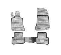 Tapis de sol pour Mercedes Classe C W204 2007-2014 en caoutchouc TPE 3D Gris 4x