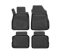 OMAC Tapis de sol pour Nissan Micra 2017-2025 sur mesure en caoutchouc Noir