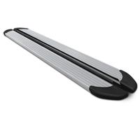 Marchepieds Latéraux Compatible avec Land Rover Discovery Sport L550 2014-2020 Alu Argent