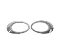 Cadre de phares antibrouillard pour Renault Megane 2009-2013 2x acier inoxydable