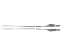 Baguette latérale de porte Baguette de protection pour Renault Clio 4 2012-2019 Chrome Acier inoxydable