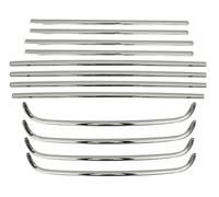 OMAC 7520146 Baguette et bande protectrice, vitre de porte