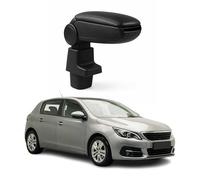 OMAC Accoudoir central compatible avec Peugeot 308 2 2014-2021 Cuir PU ABS Noir