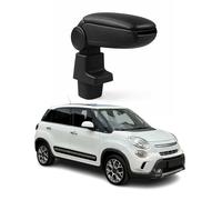 OMAC Accoudoir central console centrale compatible avec Fiat 500L 2013-2017 cuir PU noir
