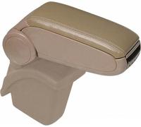 OMAC Accoudoir central Console centrale pour Renault Megane 2002-09 Cuir PU Beige