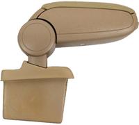 OMAC Accoudoir central Console centrale pour VW Golf 5 2003-2009 Cuir PU ABS Beige