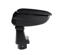 OMAC Accoudoir Compatible avec Dacia Duster 2010-2017 Vinyl Abs Noir Coulissant