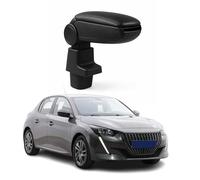 OMAC Accoudoir Compatible avec Peugeot 208/2008 2020-2025 Vinyl Abs Noir