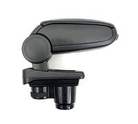 OMAC Accoudoir pour Dacia Duster 2 2018-2024 - Snap-On - ABS + Simili Cuir - Aucune Perçage ou Installation - Installation Facile Noir