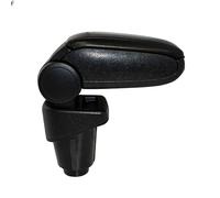 OMAC Accoudoir pour Fiat 500L 2013-2017 - Snap-On - ABS + Simili Cuir - Aucune Perçage ou Installation - Installation Facile Noir