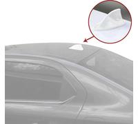 OMAC Antenne de toit Antenne voiture AM/FM Autoradio Shark Antenne aileron de requin blanc