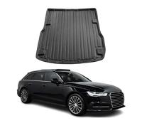 OMAC Bac de coffre compatible avec Audi A6 C7 Avant Allroad 2011-2018 en caoutchouc TPE