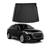 OMAC Bac de coffre compatible avec Audi Q3 Sportback 2019-2025 - En caoutchouc TPE - Noir