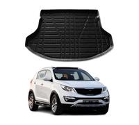 OMAC Bac de coffre compatible avec Kia Sportage 2010-2016 - En caoutchouc TPE - Noir