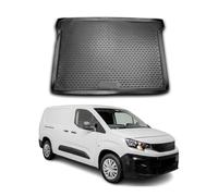 OMAC Bac de Coffre de Voiture Compatible avec Peugeot Partner Tepee 2008-2021 | Tapis de Coffre 3D Ajustement Parfait Protection de Coffre | Bords Hauts Tapis antidérapant en Caoutchouc Noir