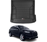 OMAC Bac de coffre en caoutchouc pour Audi Q7 4LB 2006-2015 Bac de coffre TPE noir