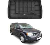 OMAC Bac de coffre en caoutchouc pour Dodge Grand Caravan 2007-2020 3D TPE noir