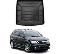 OMAC Bac de coffre en caoutchouc pour Fiat Freemont 2011-2015 3ème rangée rabattable noir