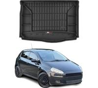 OMAC Bac de coffre en caoutchouc pour Fiat Grande Punto 2006-2009 5 portes TPE noir