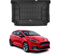 OMAC Bac de coffre en caoutchouc pour Ford Fiesta MK7 2017-2024 5 portes 3D TPE noir
