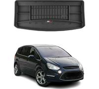 OMAC Bac de coffre en caoutchouc pour Ford S-Max 2006-2014 7 places TPE bac de coffre