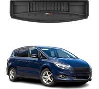 OMAC Bac de coffre en caoutchouc pour Ford S-Max 2015-2024 7 places TPE Bac de coffre