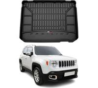 OMAC Bac de coffre en caoutchouc pour Jeep Renegade 2014-2018 TPE Bac de coffre noir