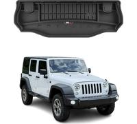 OMAC Bac de coffre en caoutchouc pour Jeep Wrangler JK 2007-2018 Bac de coffre TPE