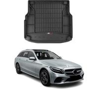 OMAC Bac de coffre en caoutchouc pour Mercedes C Classe S205 2014-2025 TPE noir