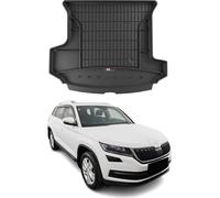 OMAC Bac de coffre en caoutchouc pour Skoda Kodiaq 2016-2025 TPE Bac de coffre noir
