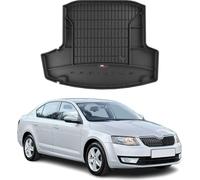 OMAC Bac de coffre en caoutchouc pour Skoda Octavia 2016-2019 Bac de coffre en TPE noir
