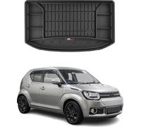 OMAC Bac de coffre en caoutchouc pour Suzuki Ignis 2016-2025 TPE Bac de coffre noir