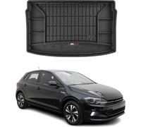 OMAC Bac de coffre en caoutchouc pour VW Polo 2017-2025 TPE Bac de coffre noir