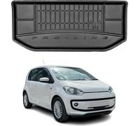 OMAC Tapis de Coffre 3D TPE Premium Compatible avec VW UP 2011 à 2023, Bac de Protection de Coffre Intérieur antidérapant Revêtement de Coffre Bords Hauts pour Voiture Noir