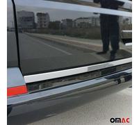 OMAC Baguette de coffre Baguette arrière pour VW T6 T6.1 Transporter tous 2015-24 Bas chrome