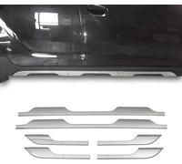 OMAC Baguette de protection de porte latérale pour Dacia Duster 2018-2021 Acier inoxydable Chrome 6x