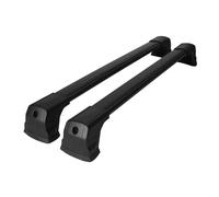 OMAC Barres de Toit compatibles avec BMW Série 3 G20 2019-2026 / G80 Berline 2021-2026 - 2 Barres - Antivol Inclus - Aluminium Noir