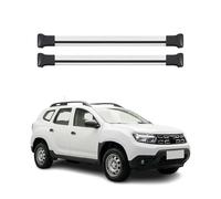 Barres de Toit Transversales - Dacia - Duster 2018-2024 - Aluminium - Gris